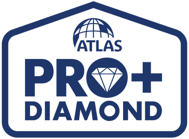 AtlasPRO+ Diamond Level Contractor badge